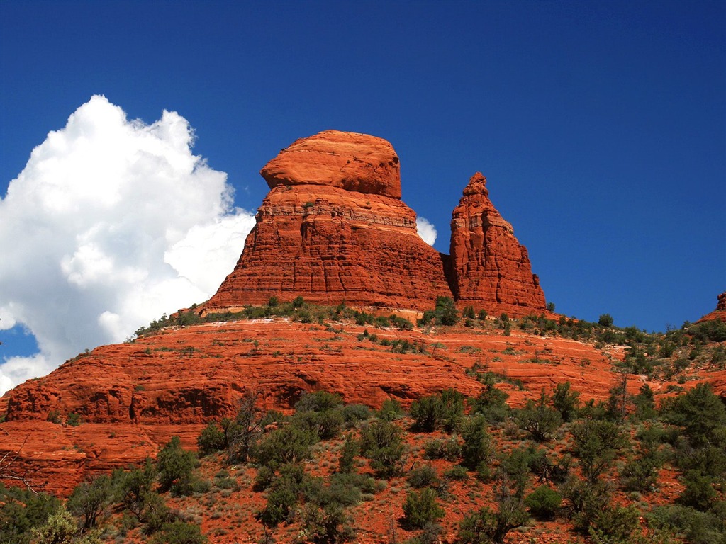 Red Rock Fondo de pantalla del disco #13 - 1024x768