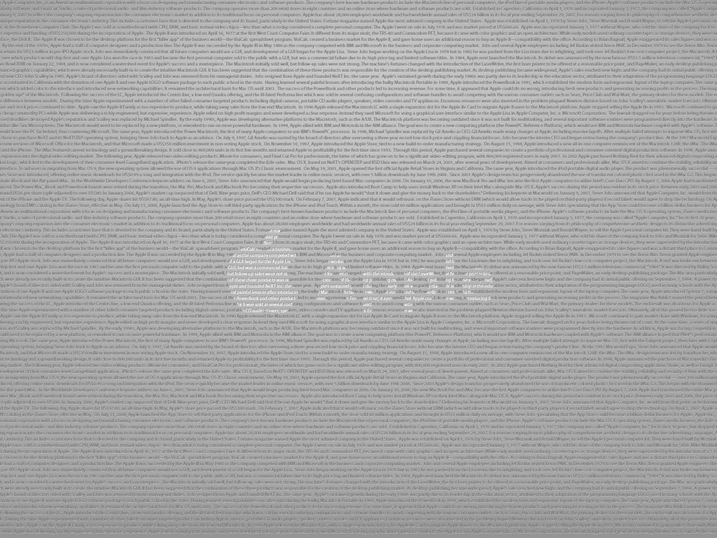 Apple Thema Tapete Album (31) #5 - 1024x768