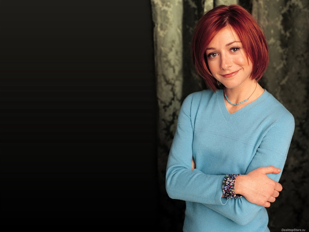 Alyson Hannigan 艾麗森·漢妮根 美女壁紙 #15 - 1024x768