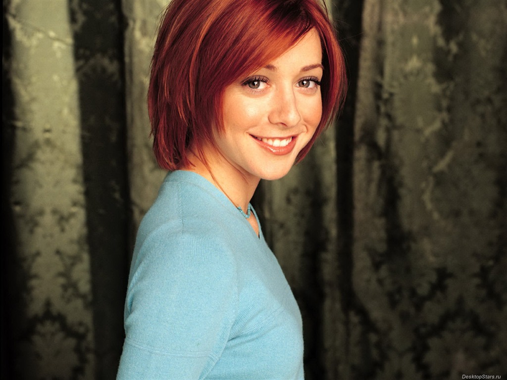 Alyson Hannigan 艾麗森·漢妮根 美女壁紙 #16 - 1024x768