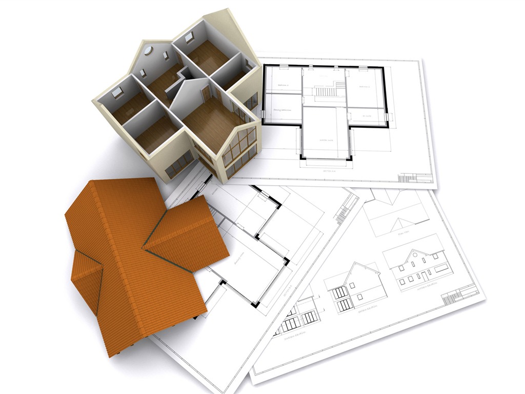 3D 建筑设计 壁纸(一)3 - 1024x768