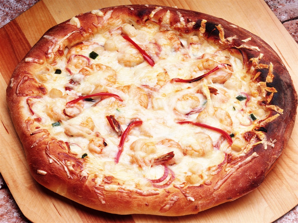 Pizza Jídlo tapety (2) #7 - 1024x768