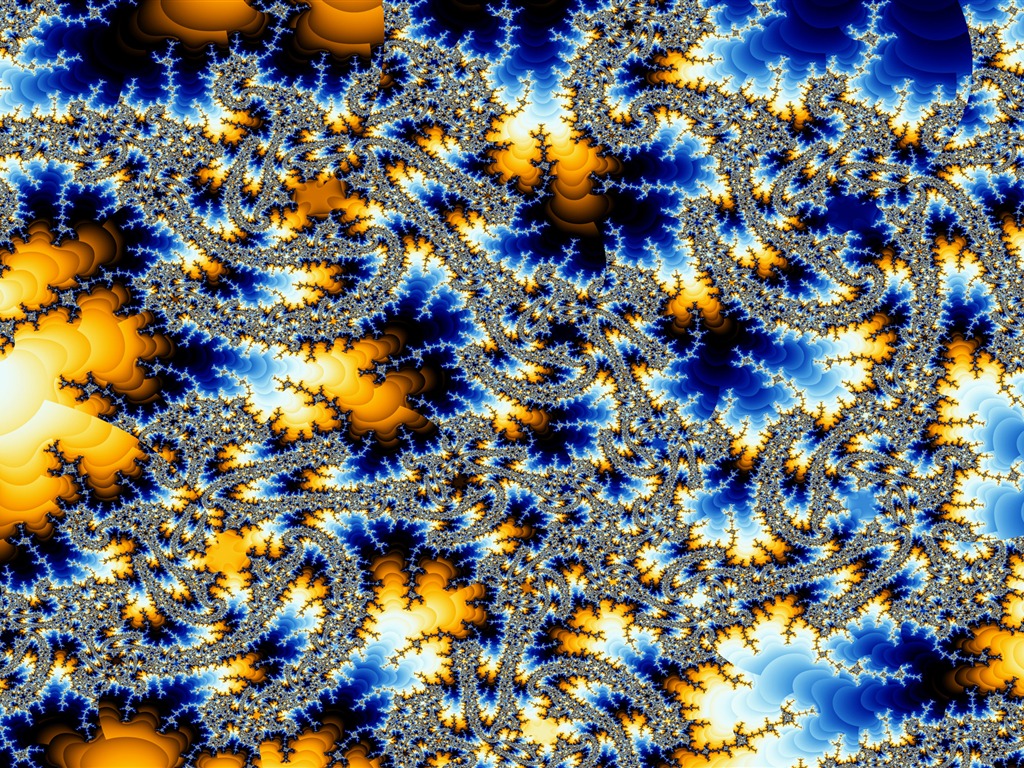 Super Bright pattern wallpaper (3) #4 - 1024x768