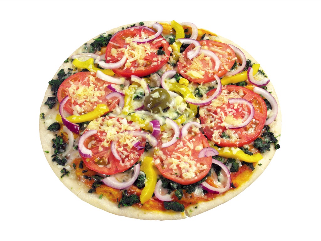 Pizza Jídlo tapety (3) #4 - 1024x768