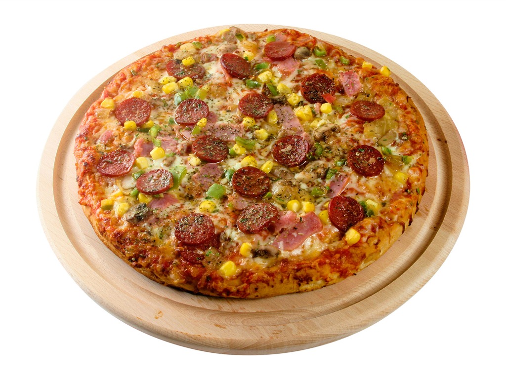 Pizza Jídlo tapety (3) #18 - 1024x768