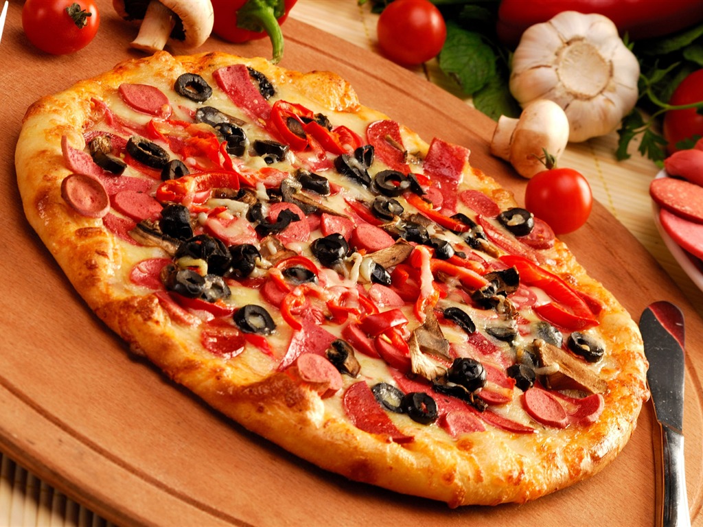Pizza Food Wallpaper (3) #20 - 1024x768