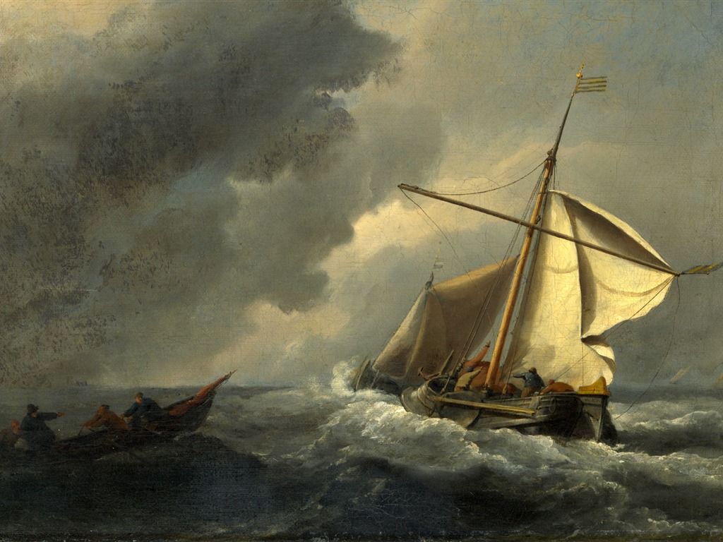 倫敦畫廊帆船 壁紙(一) #8 - 1024x768