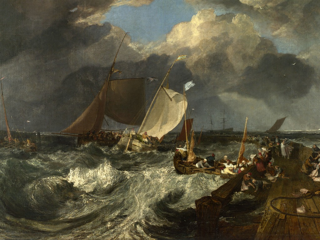 倫敦畫廊帆船 壁紙(一) #13 - 1024x768