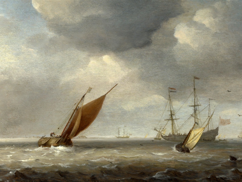 倫敦畫廊帆船 壁紙(一) #14 - 1024x768