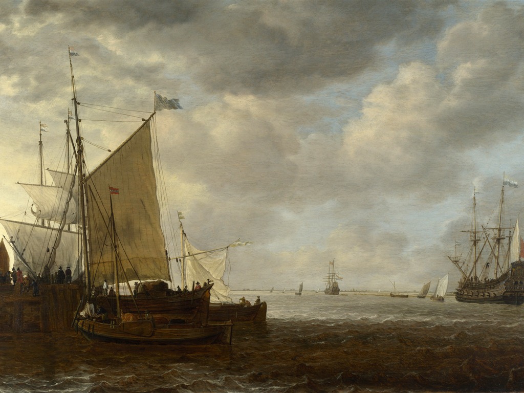 倫敦畫廊帆船 壁紙(一) #15 - 1024x768