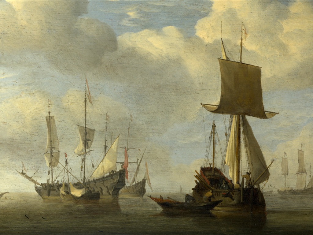 伦敦画廊帆船 壁纸(二)5 - 1024x768