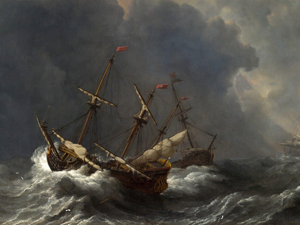 伦敦画廊帆船 壁纸(二)9 - 1024x768