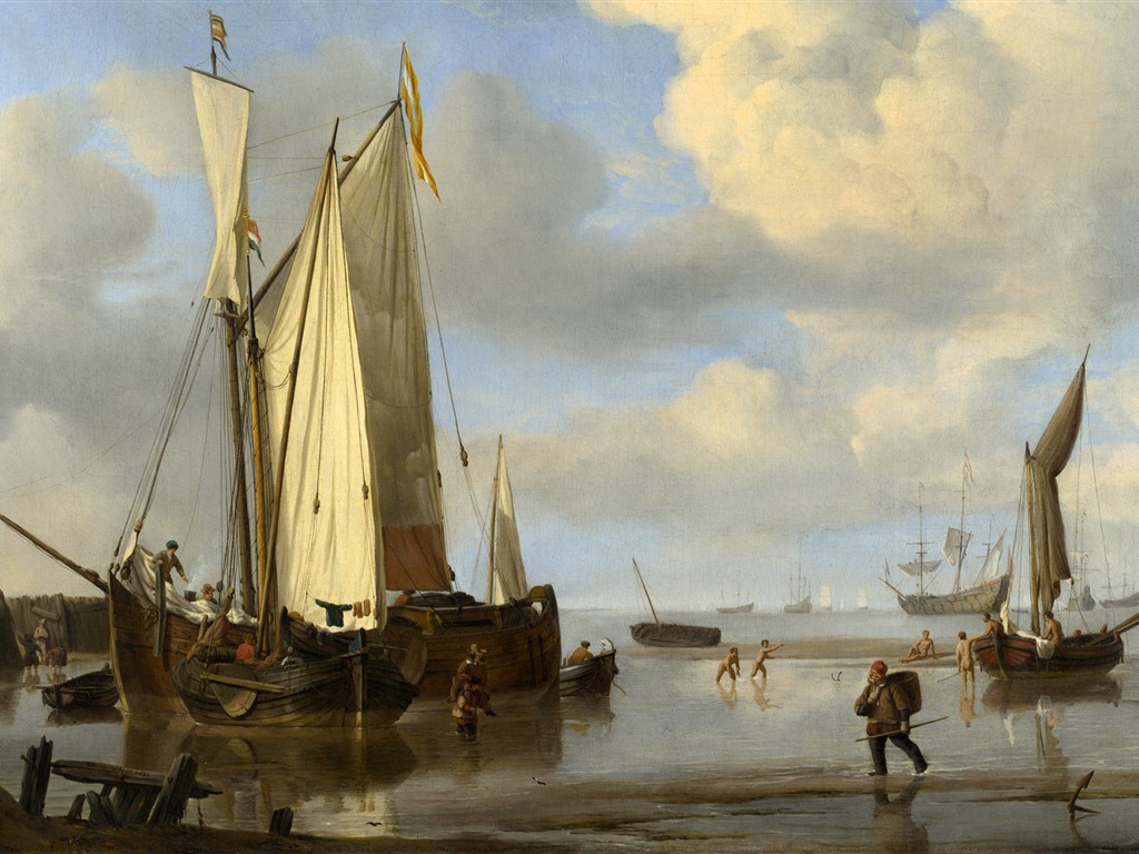 伦敦画廊帆船 壁纸(二)15 - 1024x768