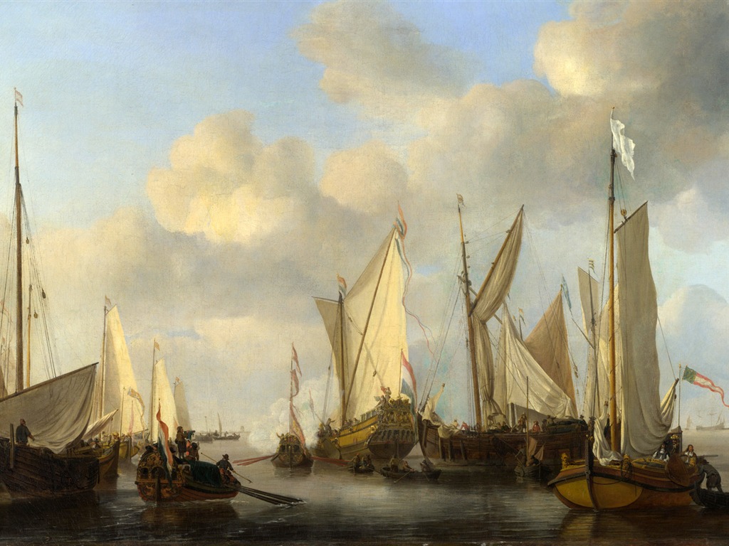 伦敦画廊帆船 壁纸(二)18 - 1024x768
