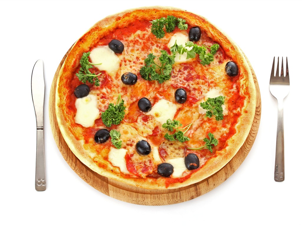 Pizza Jídlo tapety (4) #9 - 1024x768