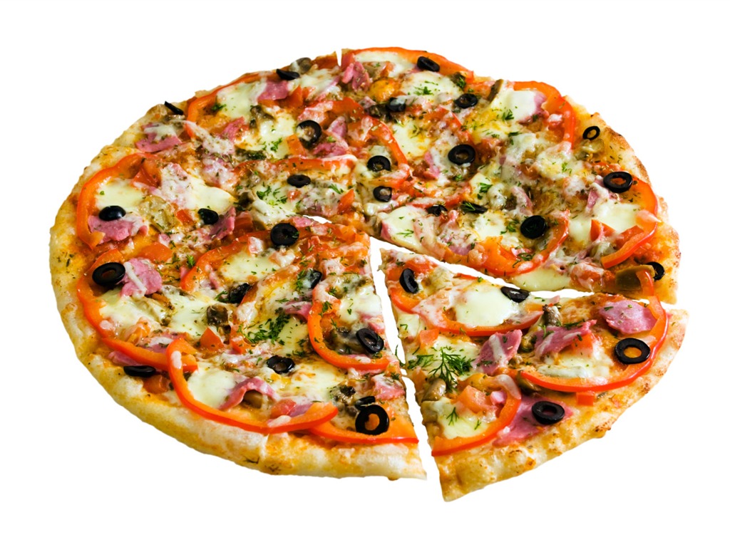 Pizza Jídlo tapety (4) #10 - 1024x768