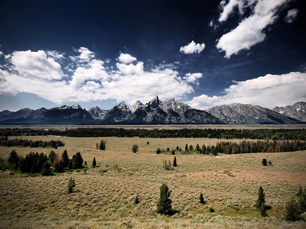 Mountain Valley Landscape wallpaper (2) #3 - 1024x768