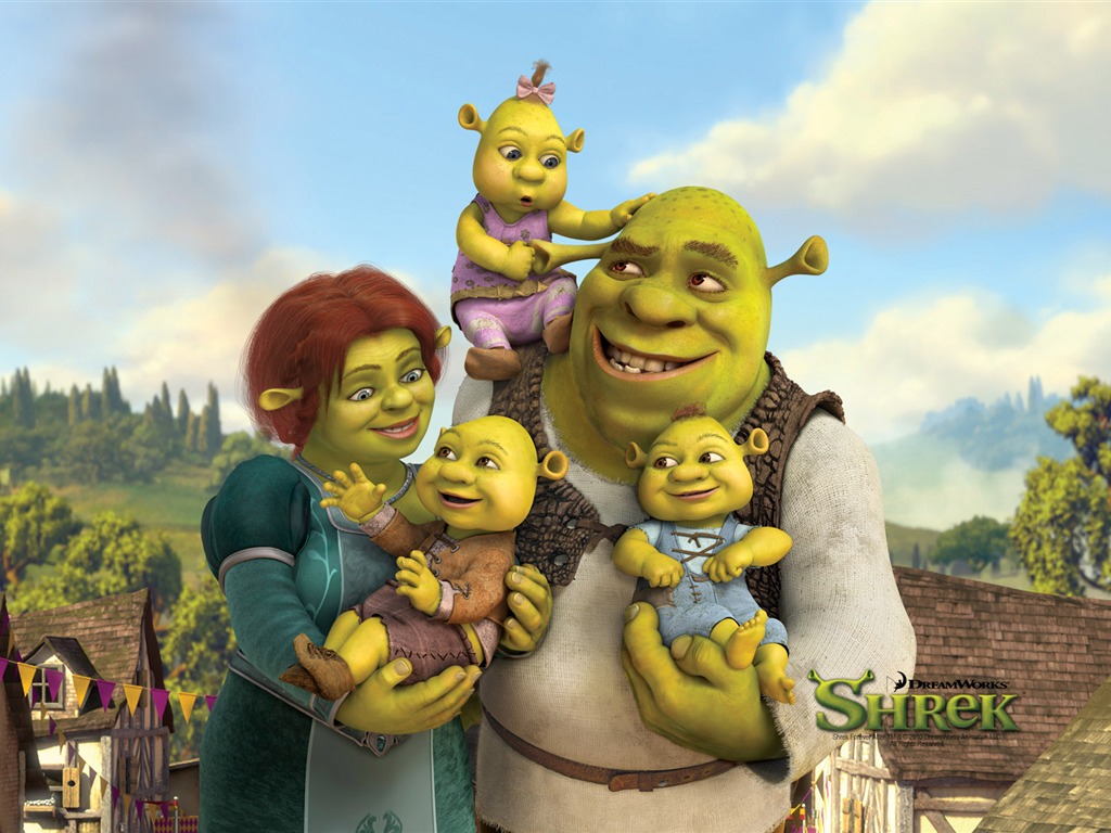 Shrek Forever After écran HD #1 - 1024x768