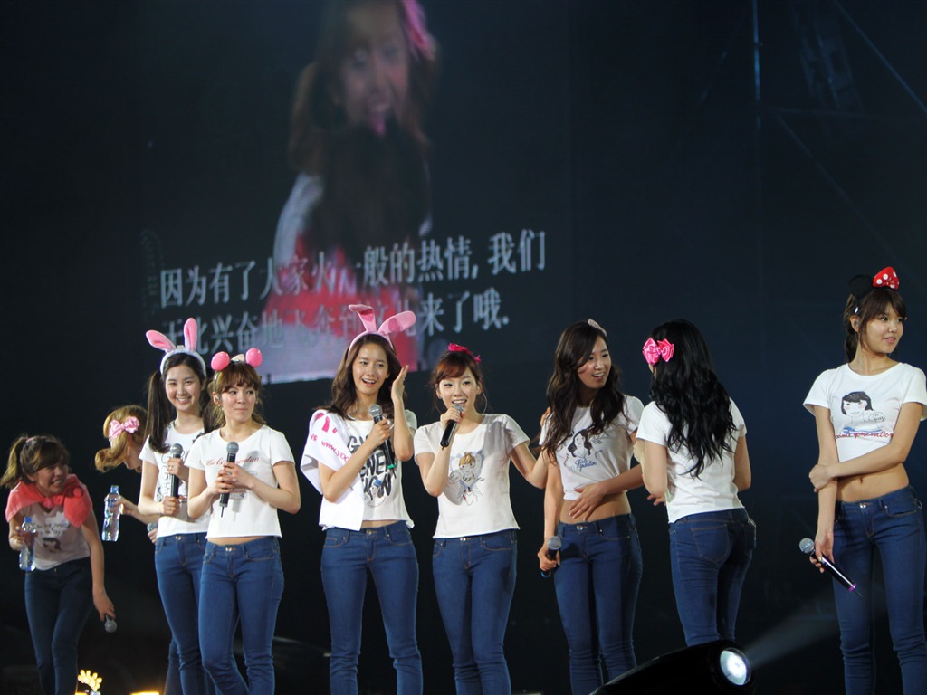 Girls Generation concert wallpaper (2) #3 - 1024x768