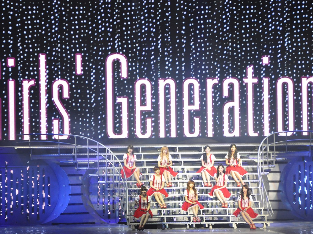 Girls Generation concert wallpaper (2) #9 - 1024x768