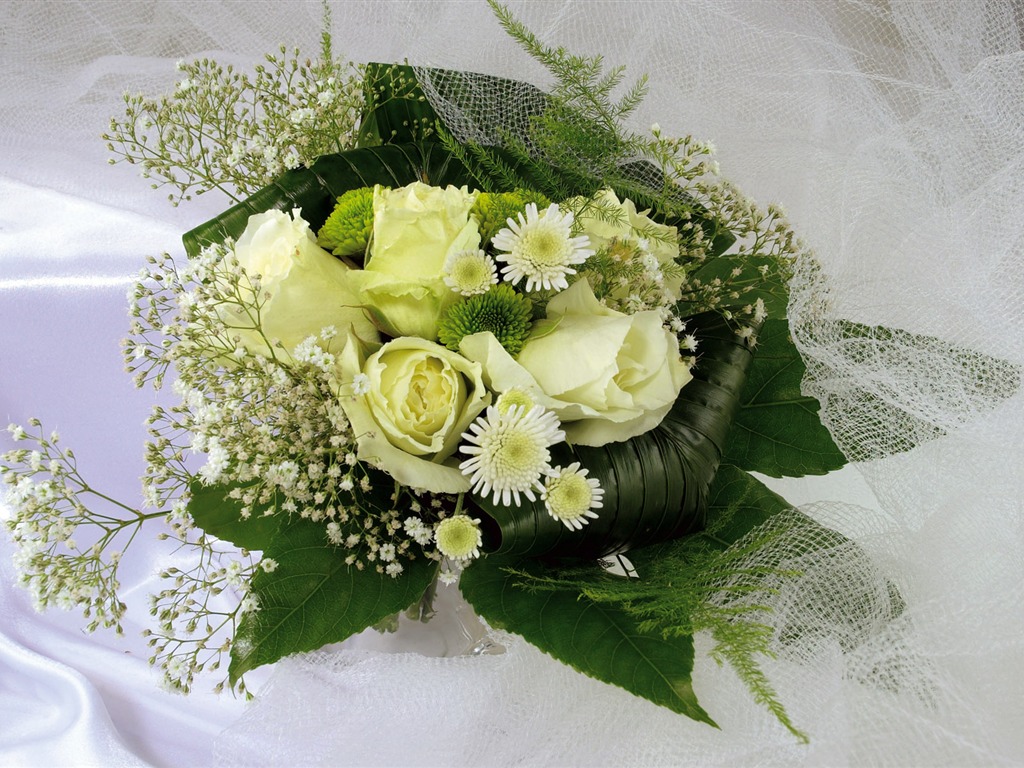 Svatby a květiny tapety (1) #13 - 1024x768