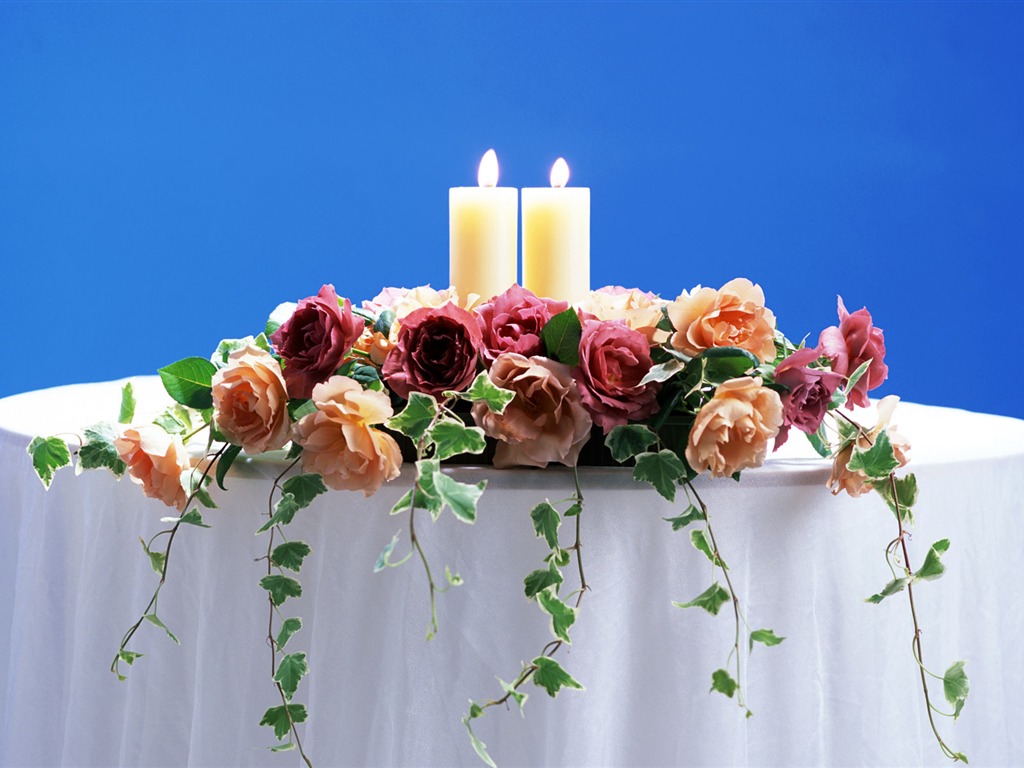 Svatby a květiny tapety (2) #13 - 1024x768
