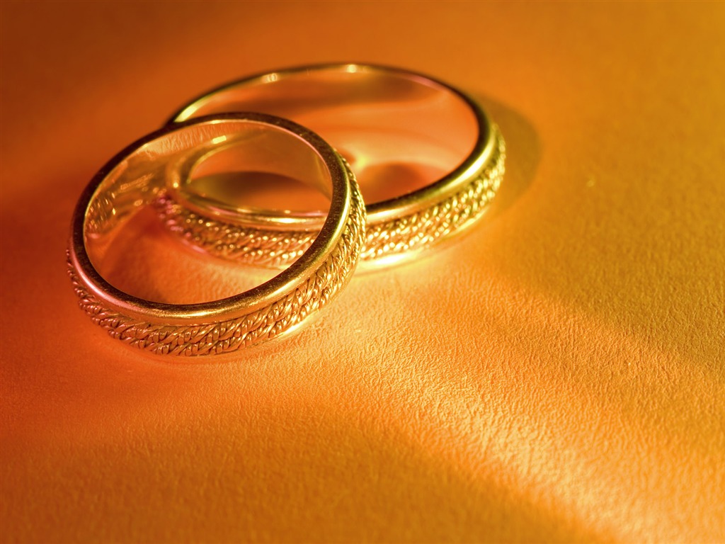 Свадьбы и свадебные кольца обои (1) #4 - 1024x768