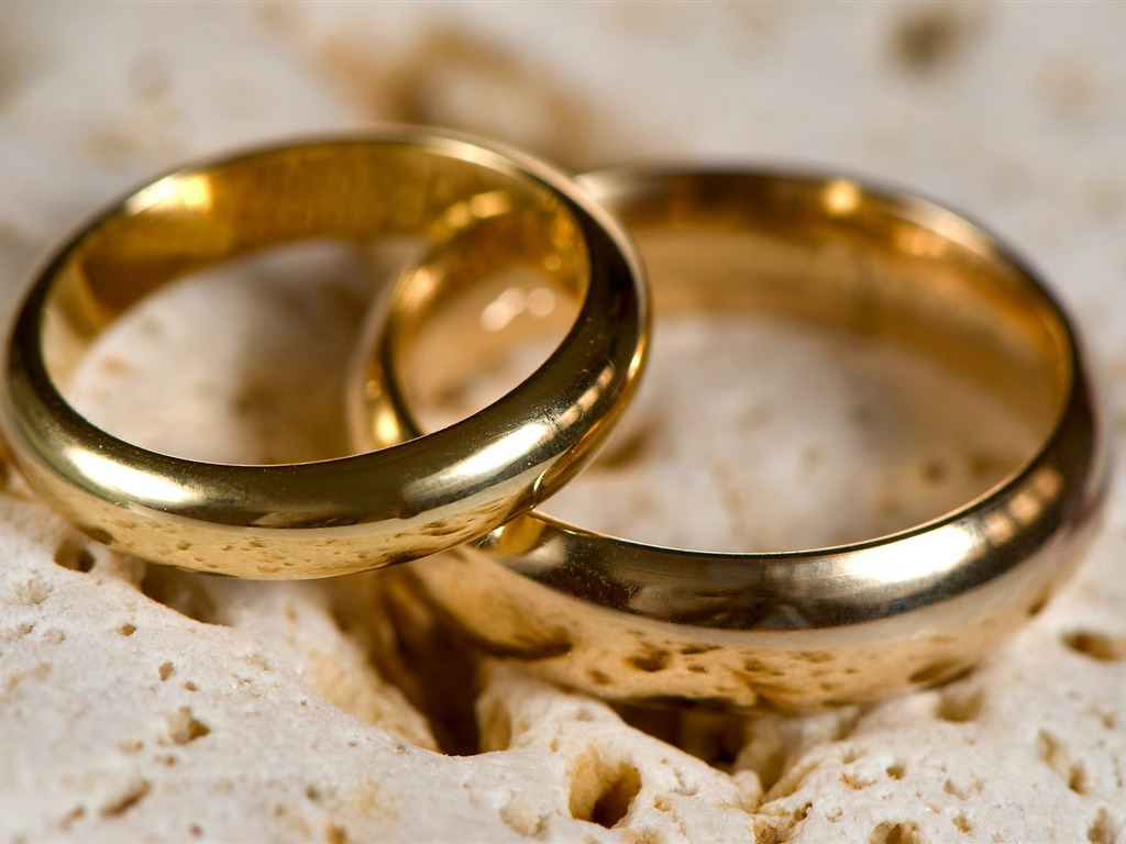 Свадьбы и свадебные кольца обои (1) #5 - 1024x768