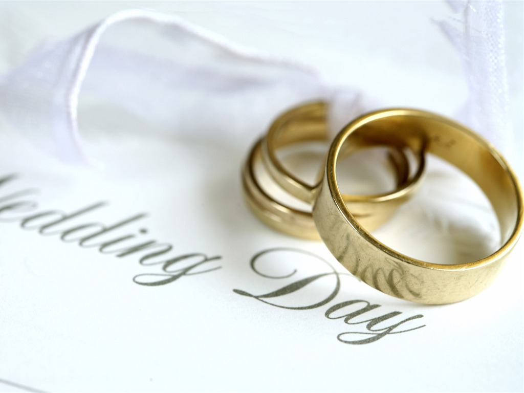Bodas y fondos de escritorio de anillo de bodas (1) #15 - 1024x768