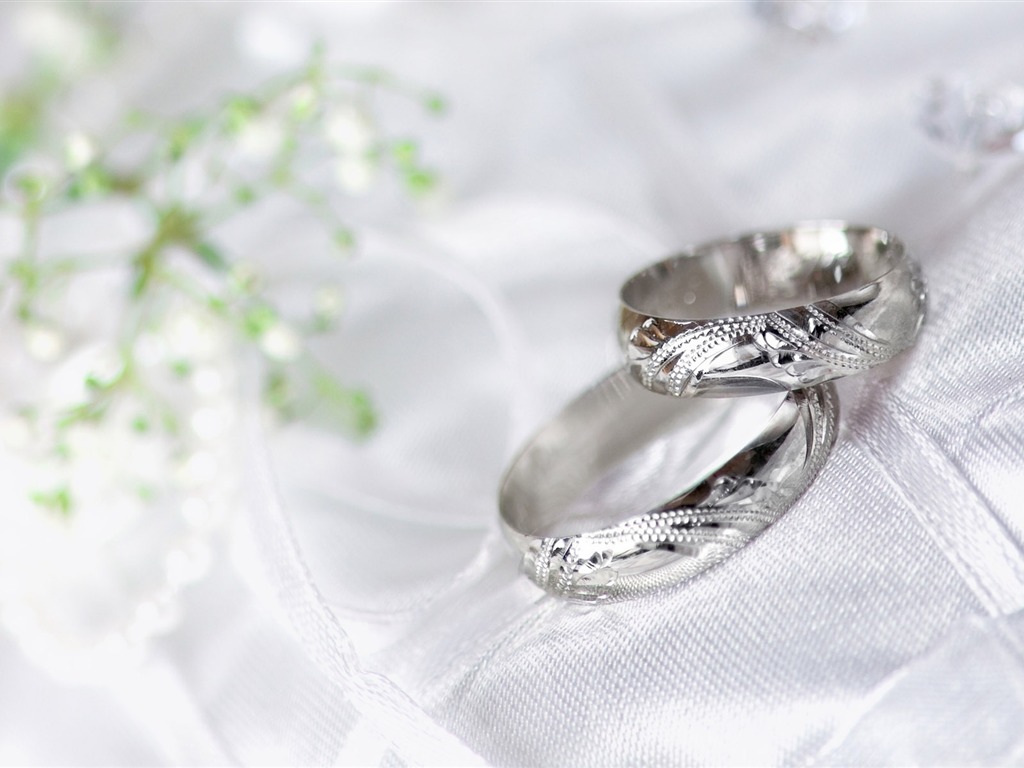 Свадьбы и свадебные кольца обои (1) #20 - 1024x768