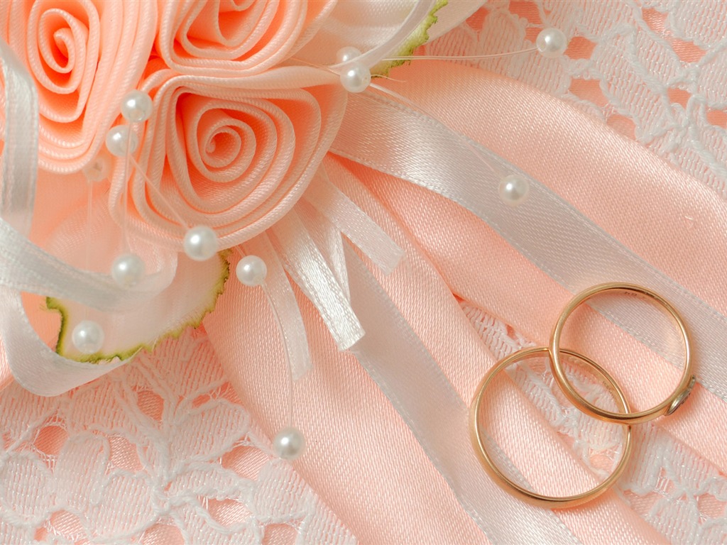Свадьбы и свадебные кольца обои (2) #7 - 1024x768