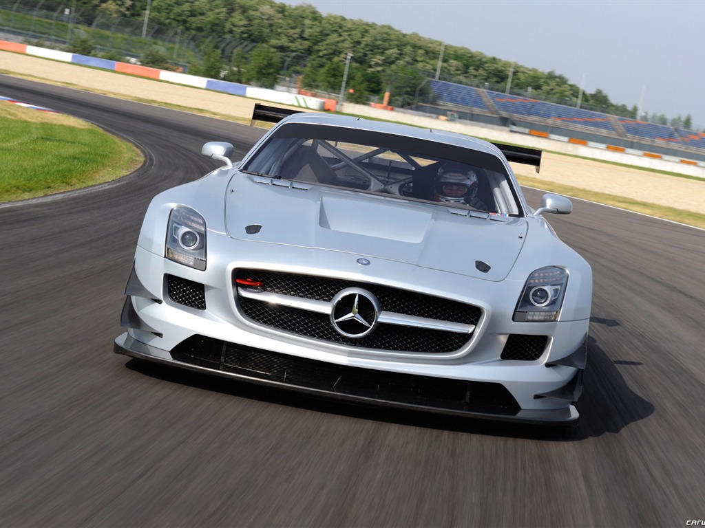 메르세데스 - 벤츠 SLS이 AMG GT3 - 2010의 HD 벽지 #6 - 1024x768