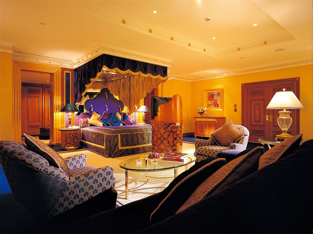 Sept étoiles hôtel Burj Dubai fonds d'écran #2 - 1024x768