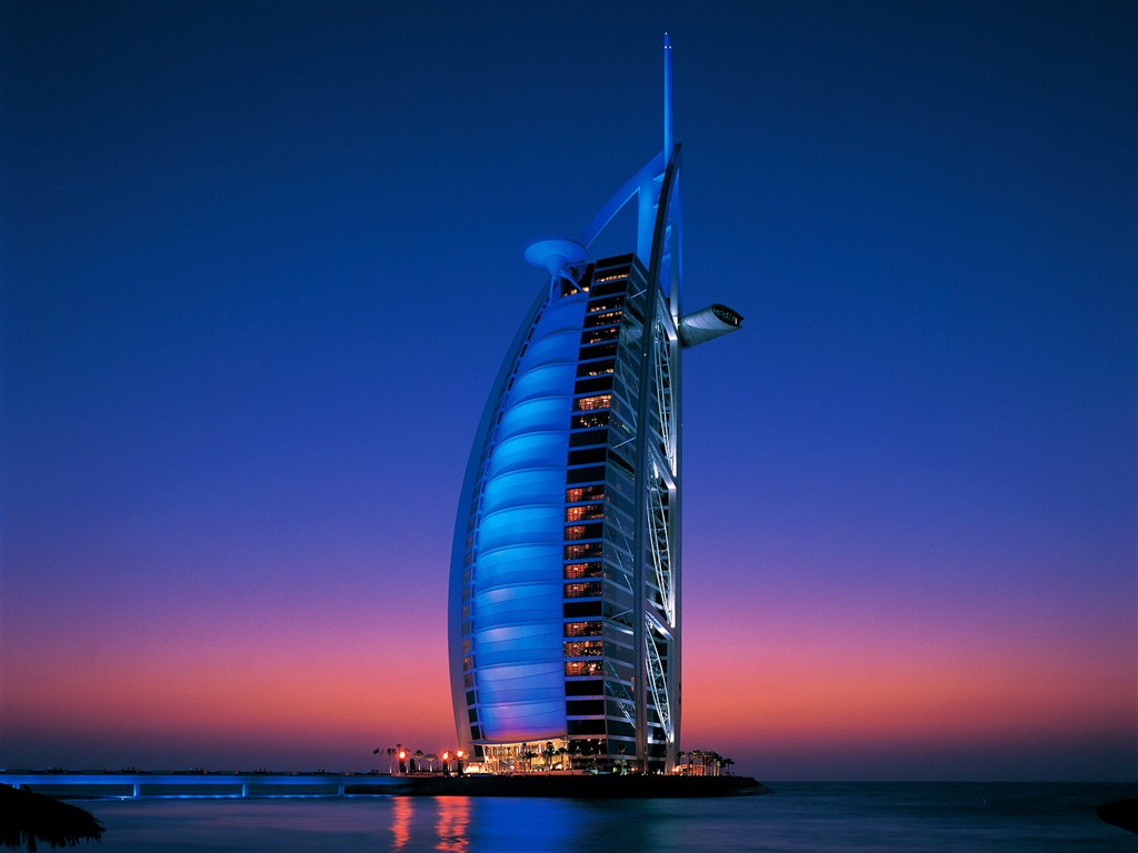 Sept étoiles hôtel Burj Dubai fonds d'écran #5 - 1024x768