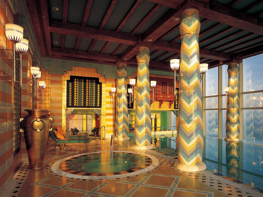 Sept étoiles hôtel Burj Dubai fonds d'écran #9 - 1024x768