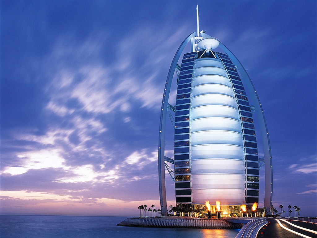 Sept étoiles hôtel Burj Dubai fonds d'écran #13 - 1024x768