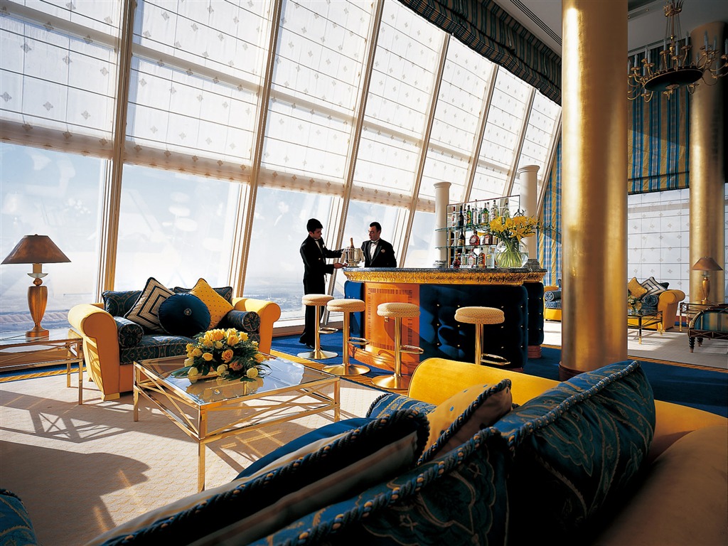 Sept étoiles hôtel Burj Dubai fonds d'écran #14 - 1024x768