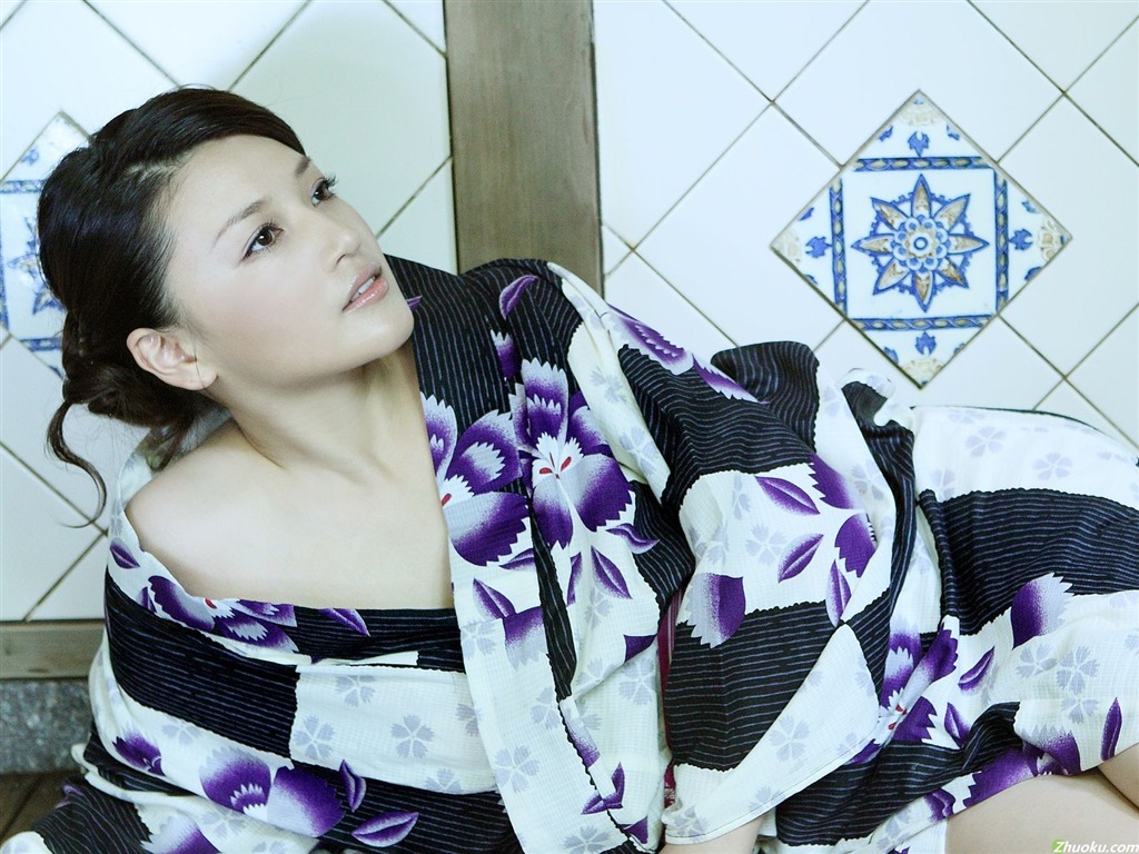 Shimazaki Wakako krásnou tapetu #19 - 1024x768