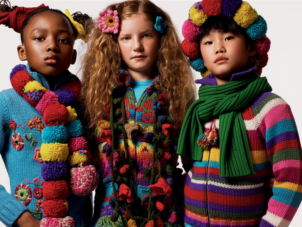 Colorful Children's Fashion Wallpaper (3) #4 - 1024x768