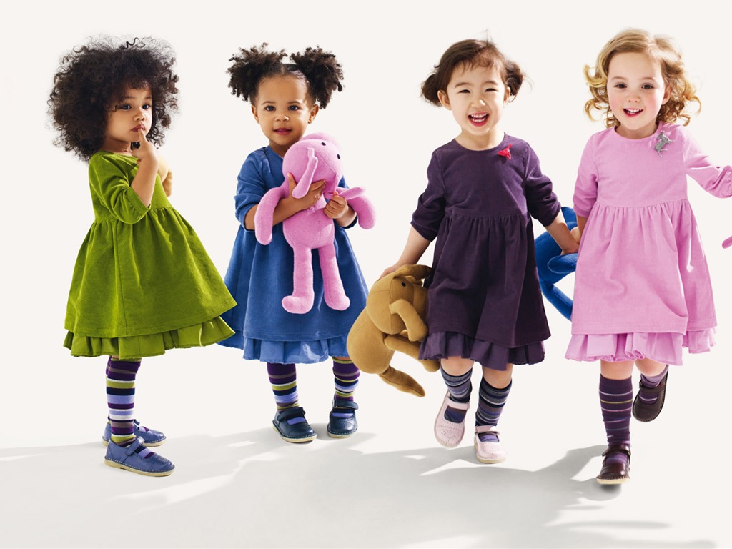 Colorful Children's Fashion Wallpaper (3) #10 - 1024x768