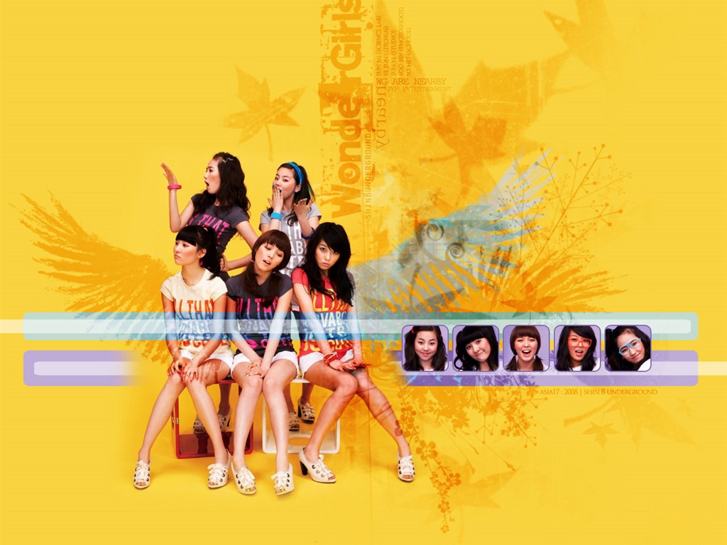 Wonder Girls Korejština krásu portfolio #6 - 1024x768
