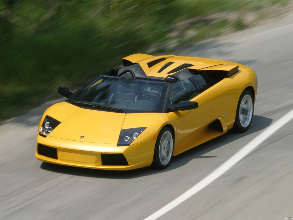 Lamborghini Murcielago Roadster - 2004 HD обои #5 - 1024x768