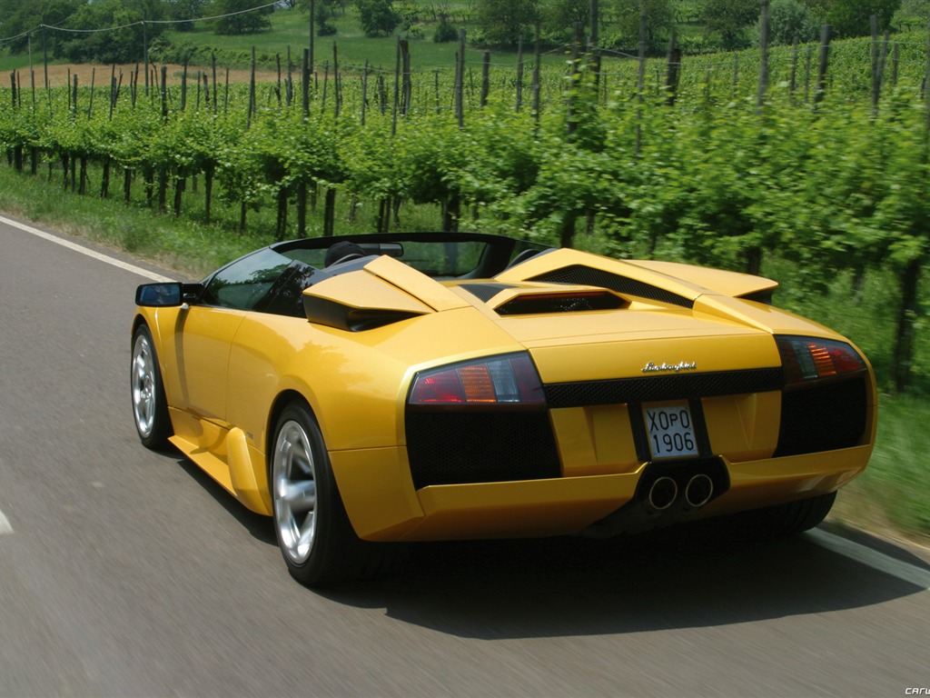Lamborghini Murcielago Roadster - 2004 HD обои #8 - 1024x768