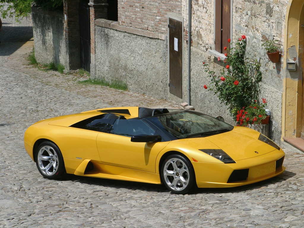 Lamborghini Murcielago Roadster - 2004 HD обои #14 - 1024x768