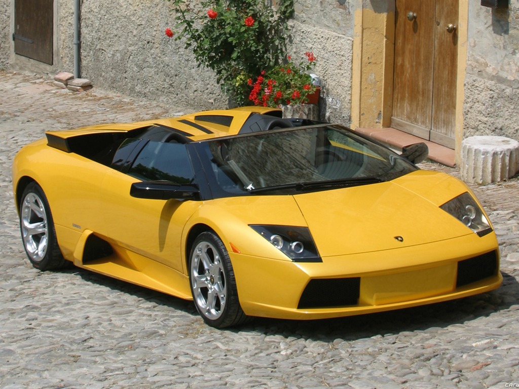 Lamborghini Murcielago Roadster - 2004 HD обои #15 - 1024x768