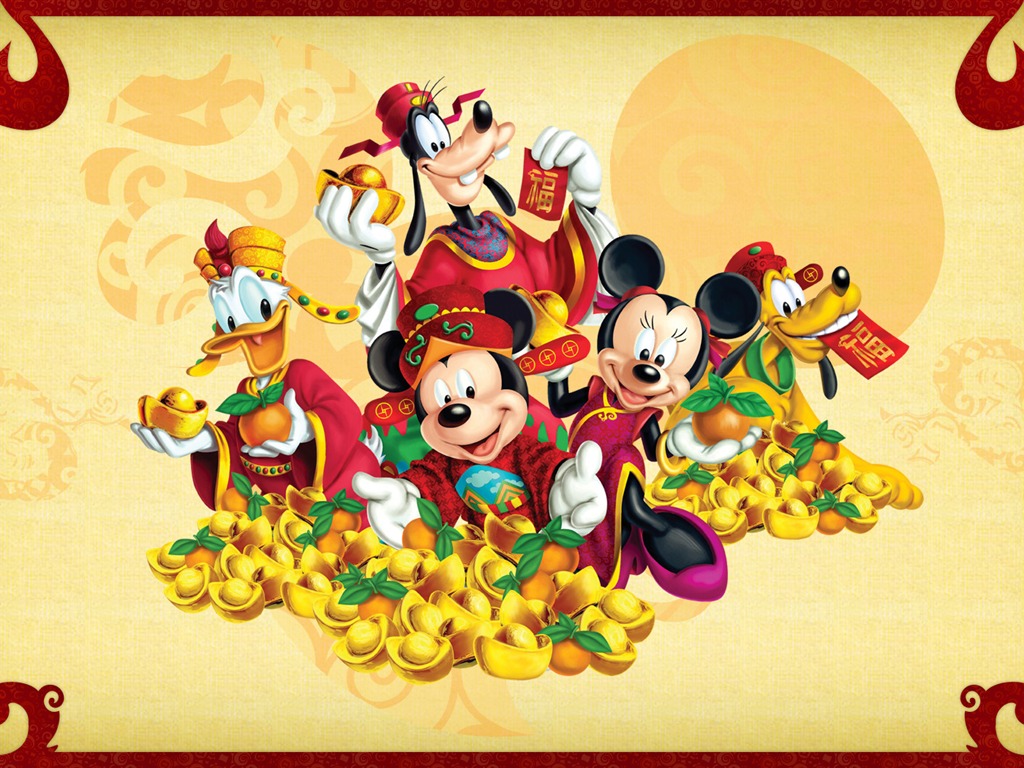 Fondo de pantalla de dibujos animados de Disney Mickey (1) #3 - 1024x768