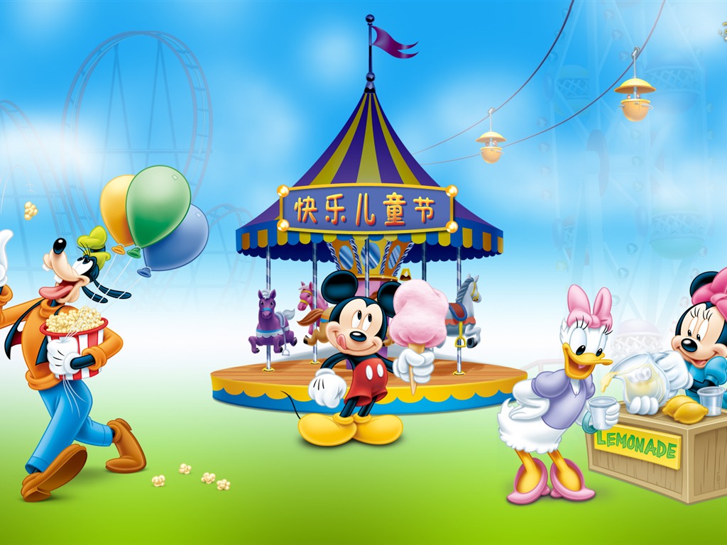 Disney cartoon Mickey Wallpaper (2) #1 - 1024x768