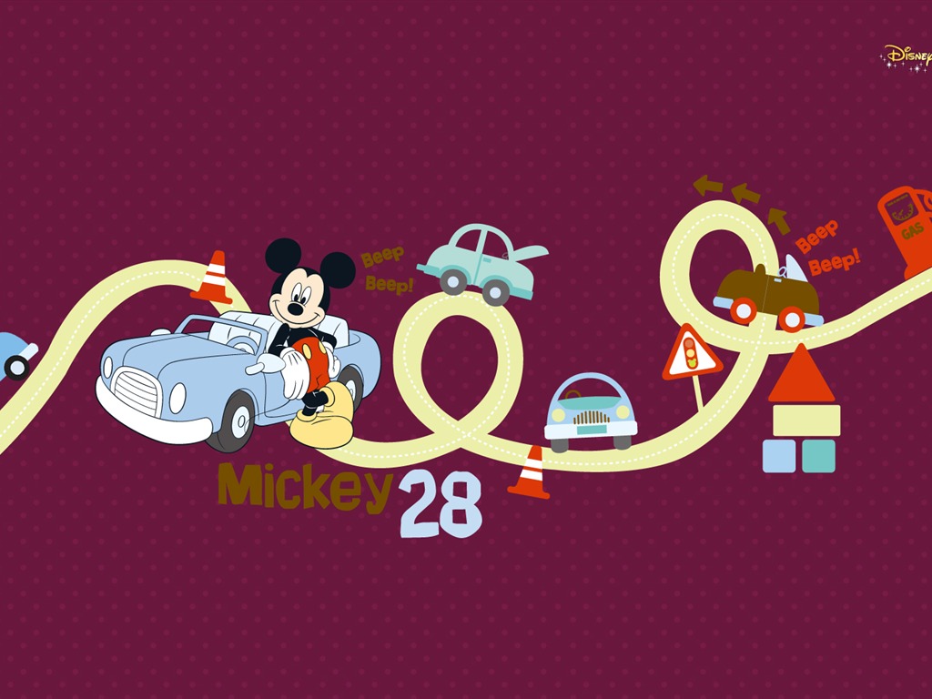 Disney-Zeichentrickfilm Mickey Wallpaper (2) #9 - 1024x768