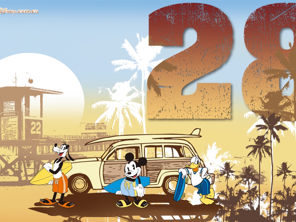 Disney cartoon Mickey Wallpaper (4) #12 - 1024x768
