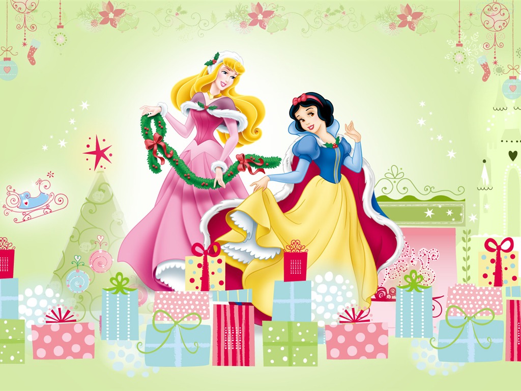 Princess Disney cartoon wallpaper (1) #1 - 1024x768